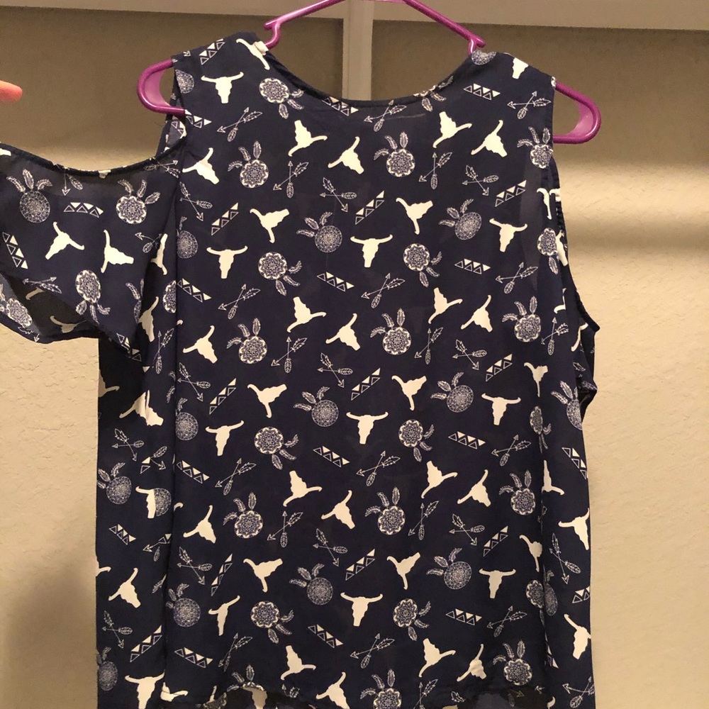 Texas off the shoulder blouse